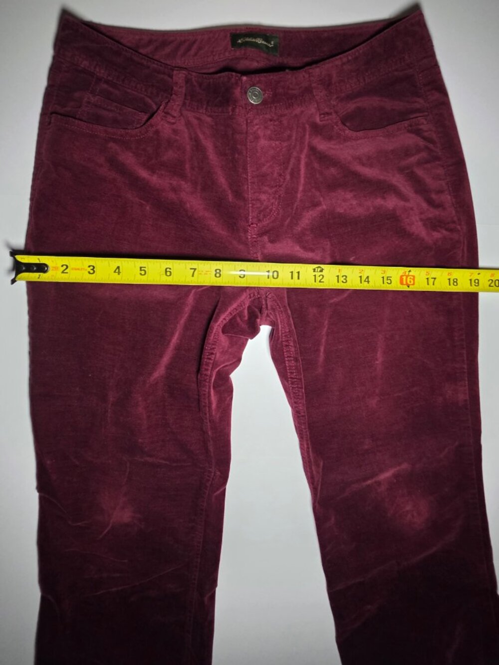 Eddie Bauer Womens Purple Corduroy 5 Pocket Jeans Size 6 - Picture 9 of 12